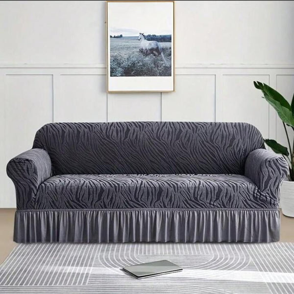 Premium Quality Zebra Velvet covers-Gray