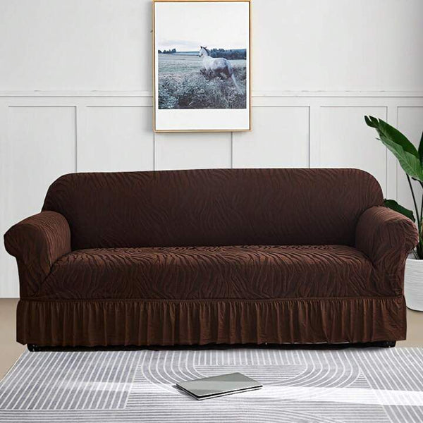 Premium Quality Zebra Velvet covers-Brown