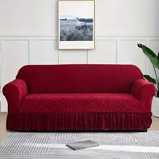Premium Quality Zebra Velvet covers-Red